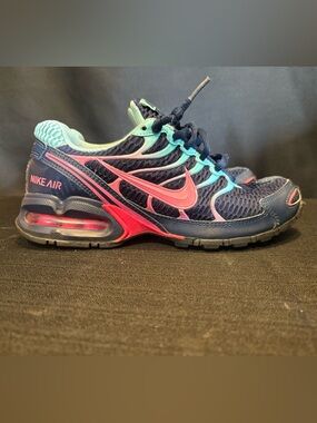 Size 7 - Nike Air Max Torch 4 Midnight Navy Pink Blast (missing Insoles)